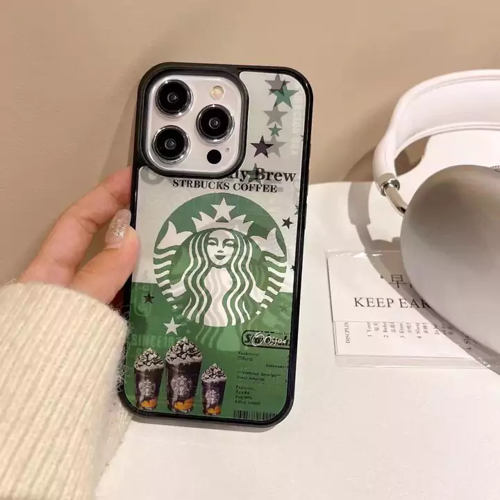 アイフォーン14promax starbucks カバー 