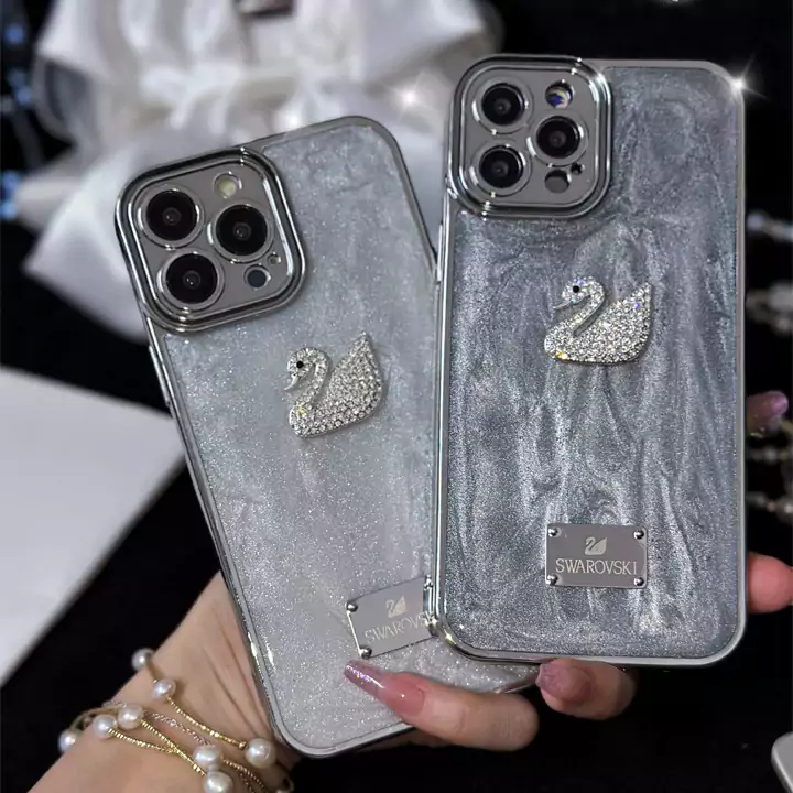 アイホン17プラス スマホケース スワロフスキー風 