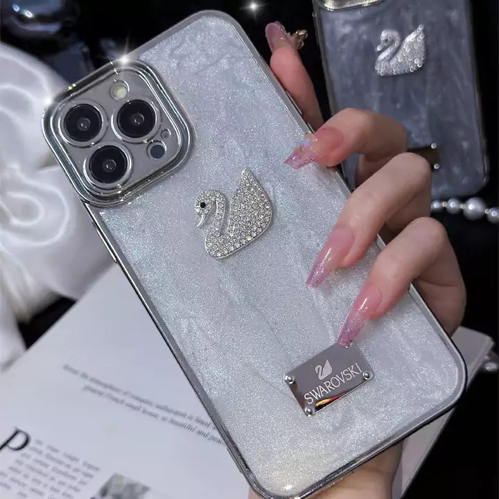 ハイブランド ケース iphone17 swarovski風 