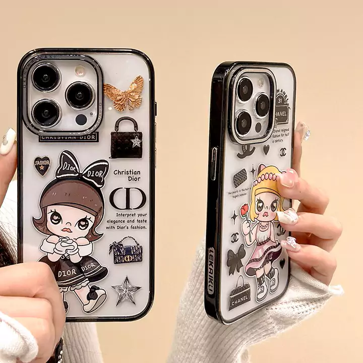 アイホン17promax 携帯ケース シャネル風 