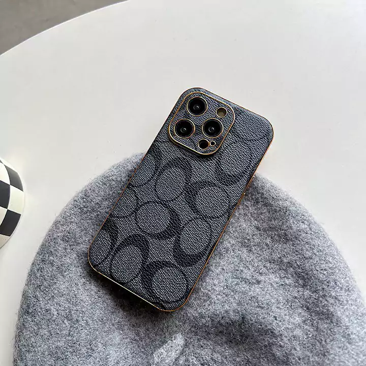 コーチ風 スマホケース アイフォン17plus 