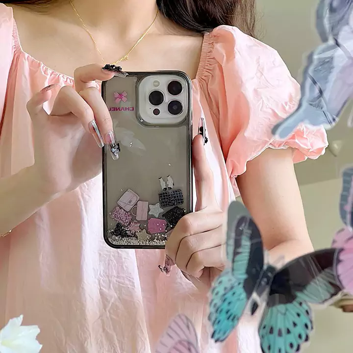 chanel風 ケース アイフォン17plus 