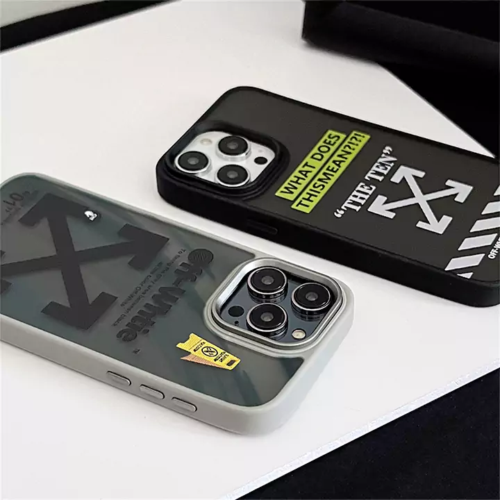 アイフォン17 off white風 スマホケース 