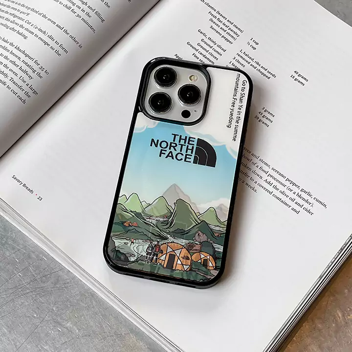 the north face風 スマホケース アイフォン15 pro max 