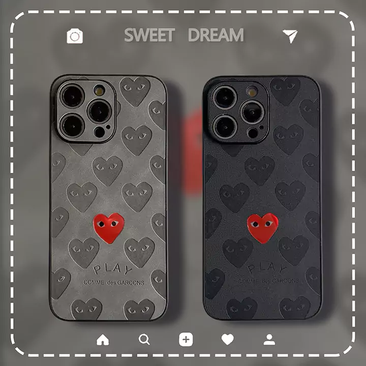 アイフォーン17 スマホケース コムデギャルソン風 