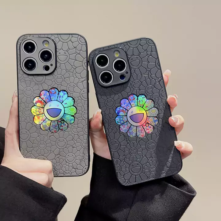 ブランド カバー アイフォン17 murakami sunflower カイカイキキ 
