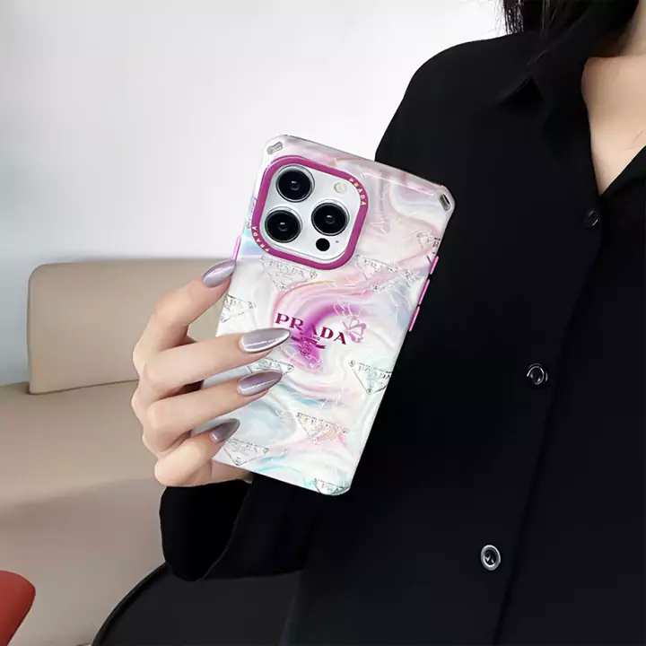 プラダ風 アイフォーン 15 pro max カバー 