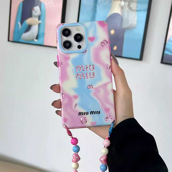 ハイブランド ケース アイホン17plus ミュウミュウ miumiu 