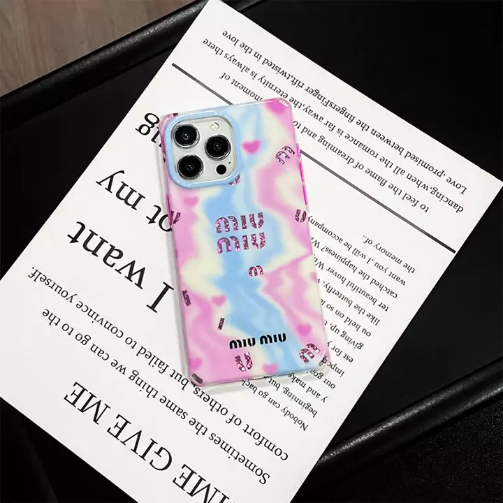 iphone15 pro max miumiu風 携帯ケース 