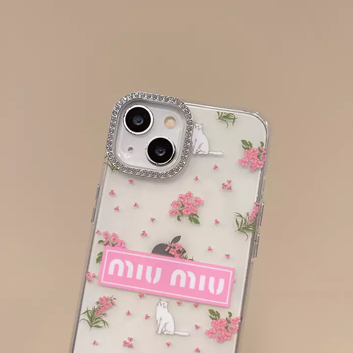 ブランド カバー アイフォン17promax ミュウミュウ miumiu 