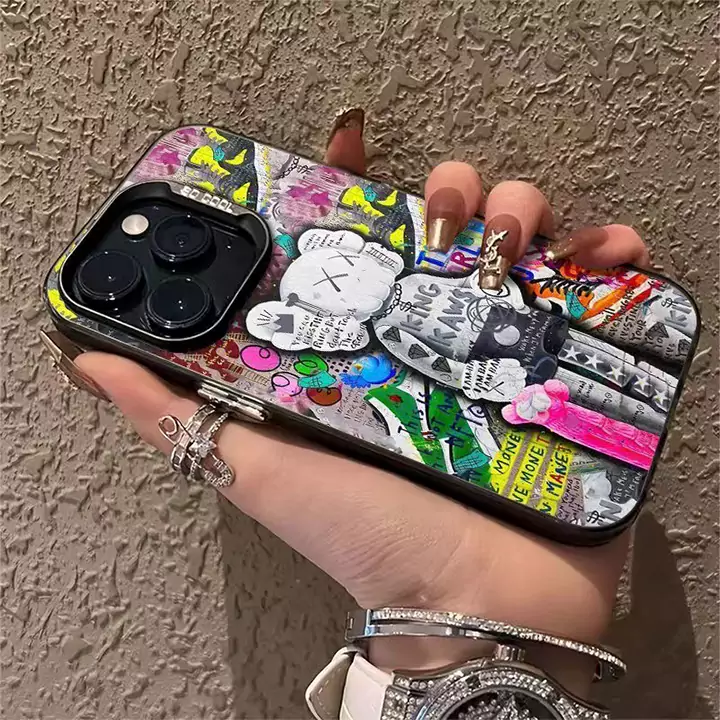 ブランド kaws風 iphone17 スマホケース 