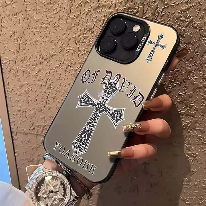 iphone17promax カバー クロームハーツ風 