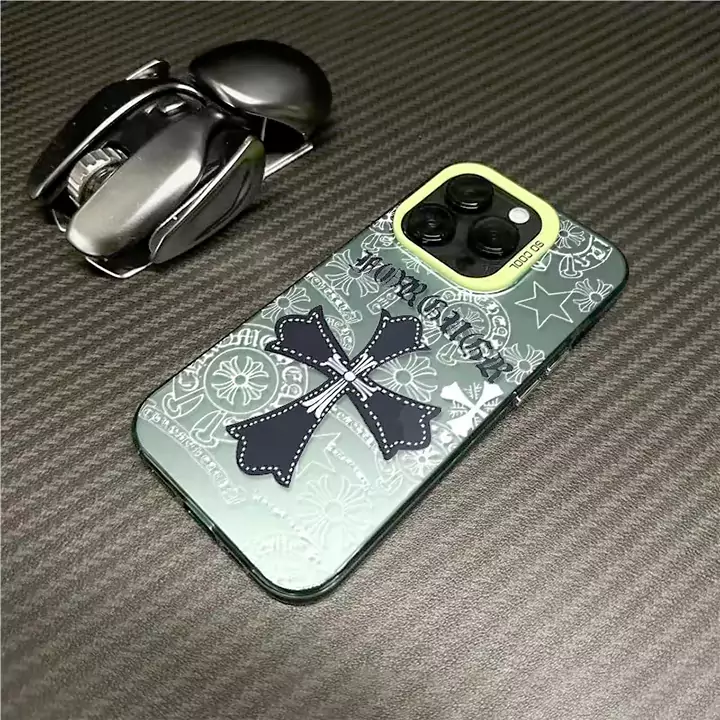 ハイブランド chrome hearts風 アイフォン17 スマホケース 