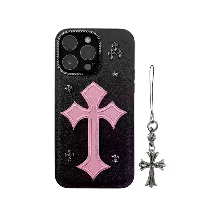 ブランド カバー アイフォン17promax chrome hearts