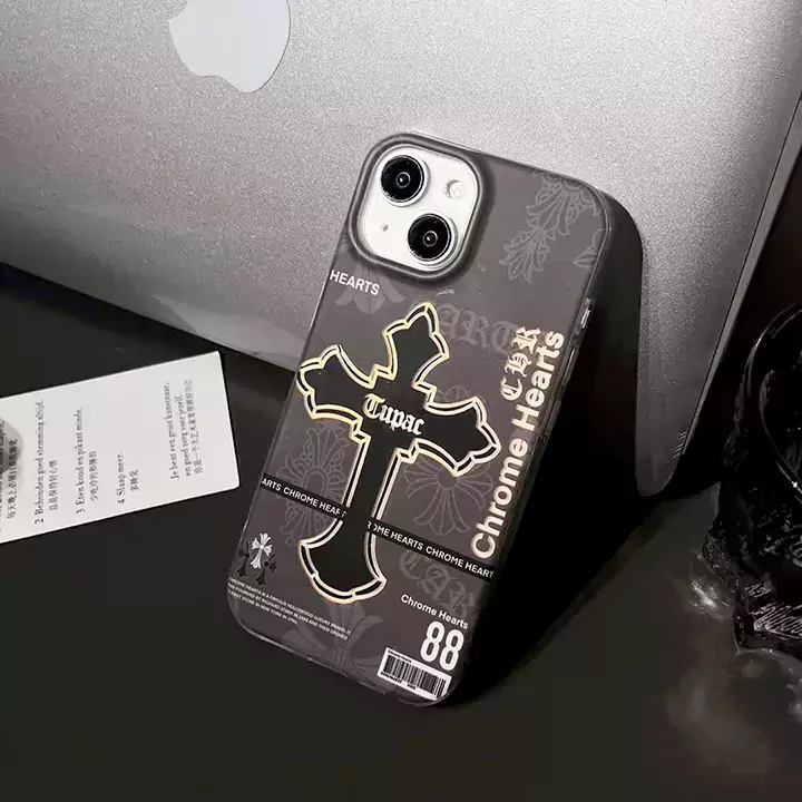 ハイブランド スマホケース アイホン 14pro クロームハーツ 