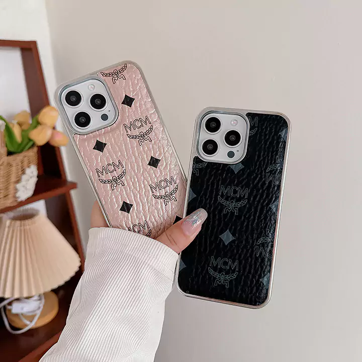 mcm風 アイフォン14plus スマホケース 