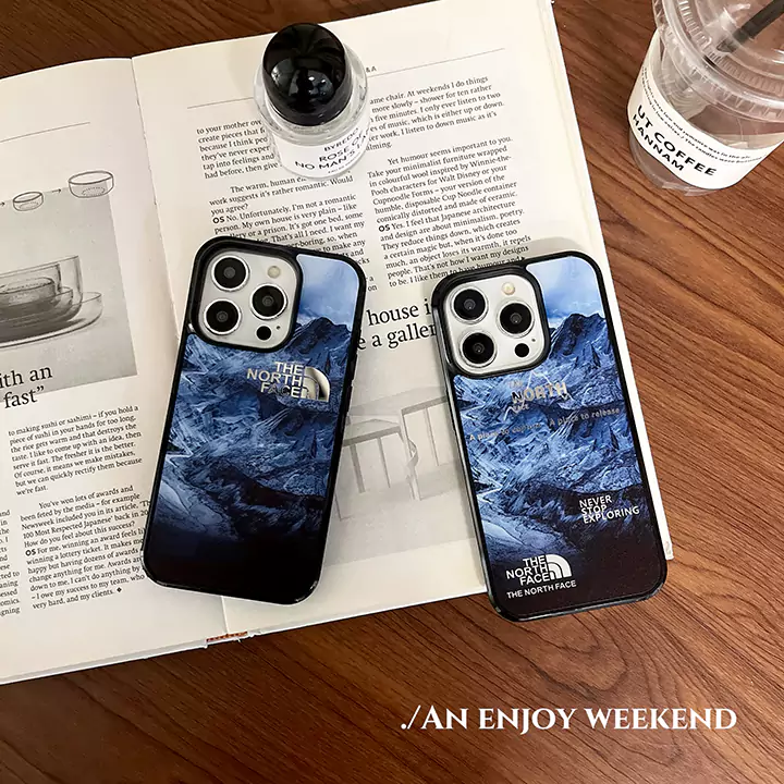 アイフォン17プラス スマホケース the north face風