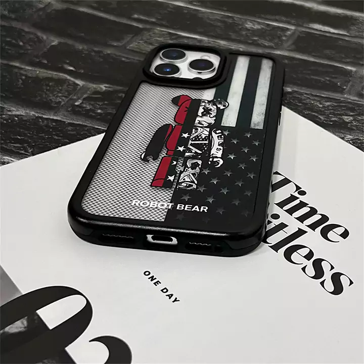 ブランド ケース アイフォン16 Plus ベアブリック bearbrick 