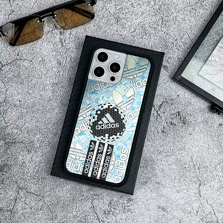 adidas風 アイホン16 スマホケース 