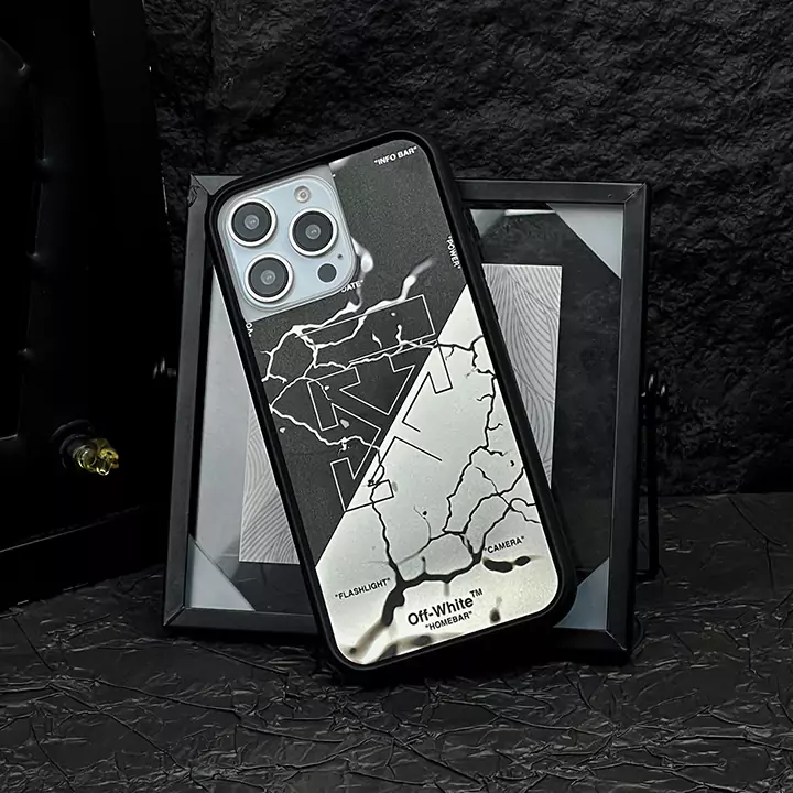 アイフォーン13pro オフホワイト off white スマホケース 