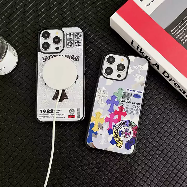 iphone17プラス クロームハーツ風 スマホケース 