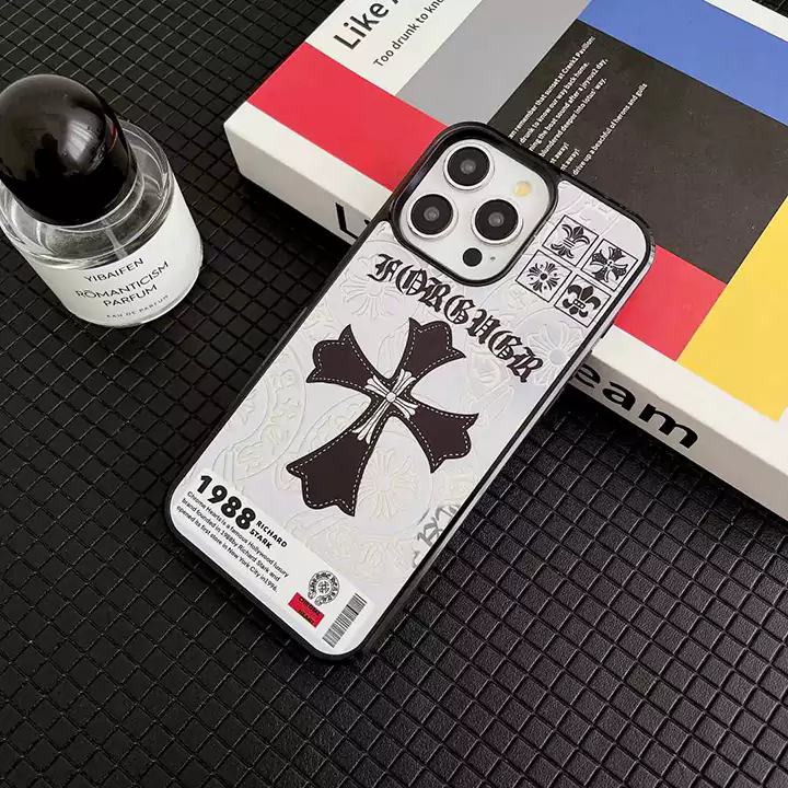 ハイブランド ケース iphone17 chrome hearts風 
