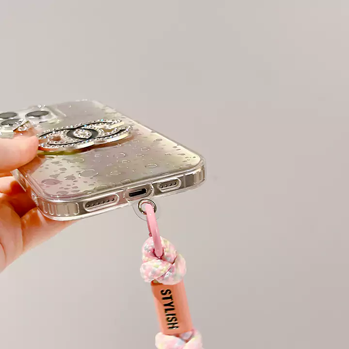 chanel風 スマホケース アイフォン15 pro 