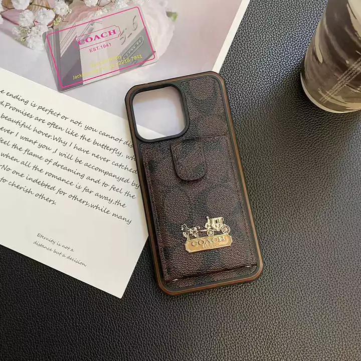 ブランド カバー アイフォーン16 Plus コーチ風 