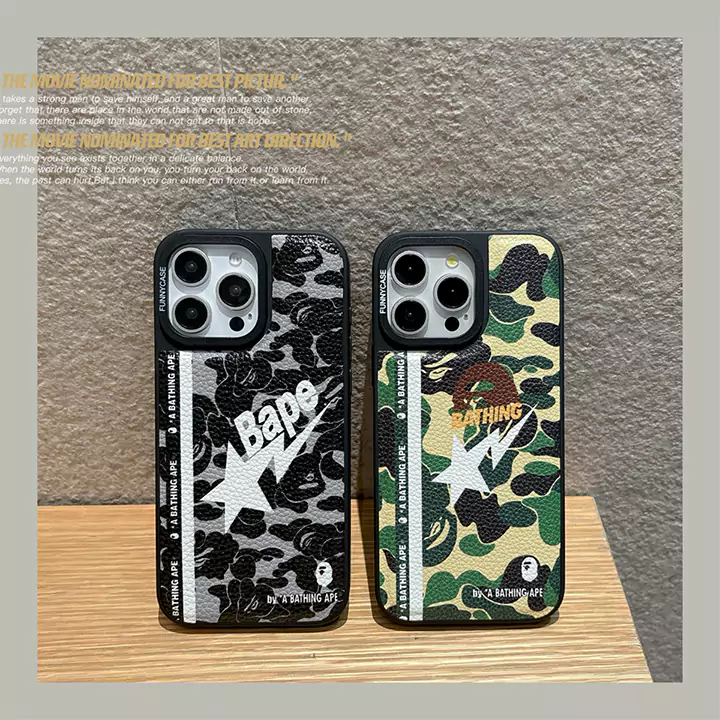 アイフォン16 Pro ア・ベイシング・エイプ スマホケース 