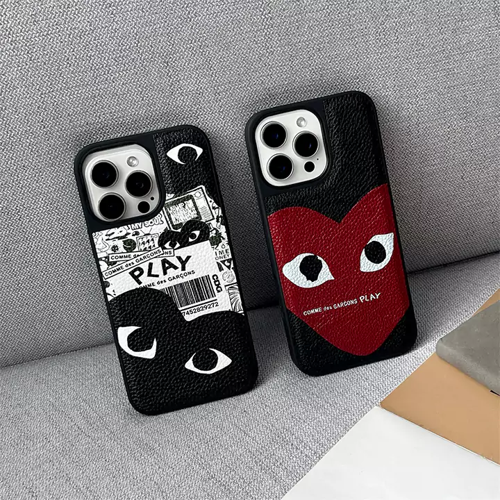 アイフォン15 pro ケース comme des garçons風 