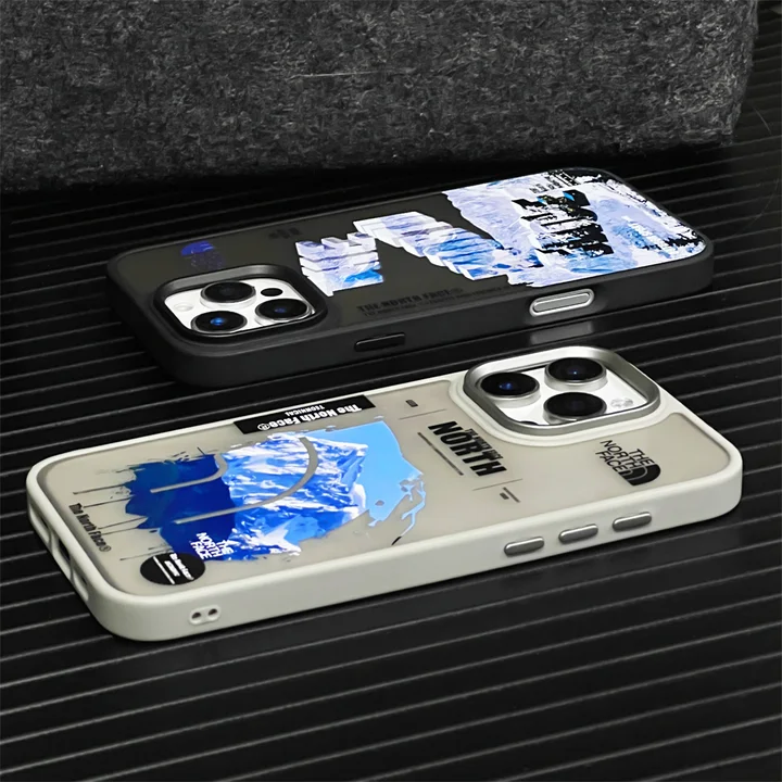 ハイブランド スマホケース アイフォーン16 Plus the north face風 