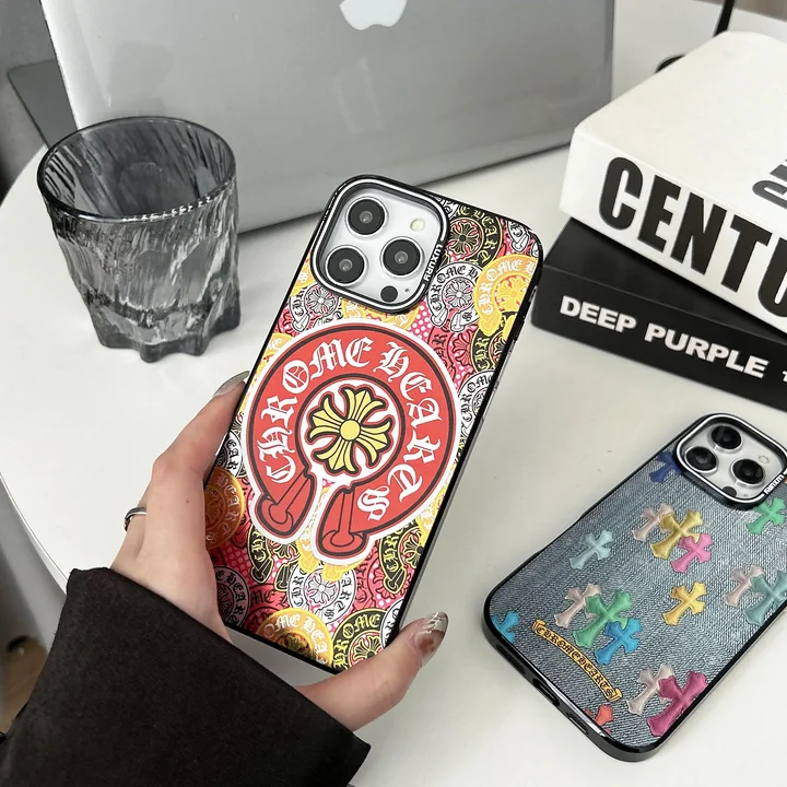 chrome hearts風 アイフォーン17プロ スマホケース 
