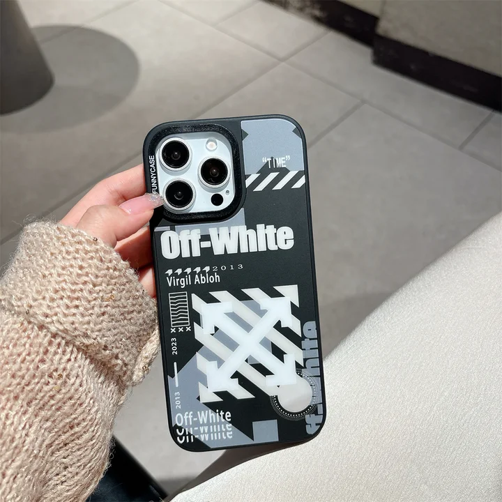 オフホワイト off white カバー iphone15 