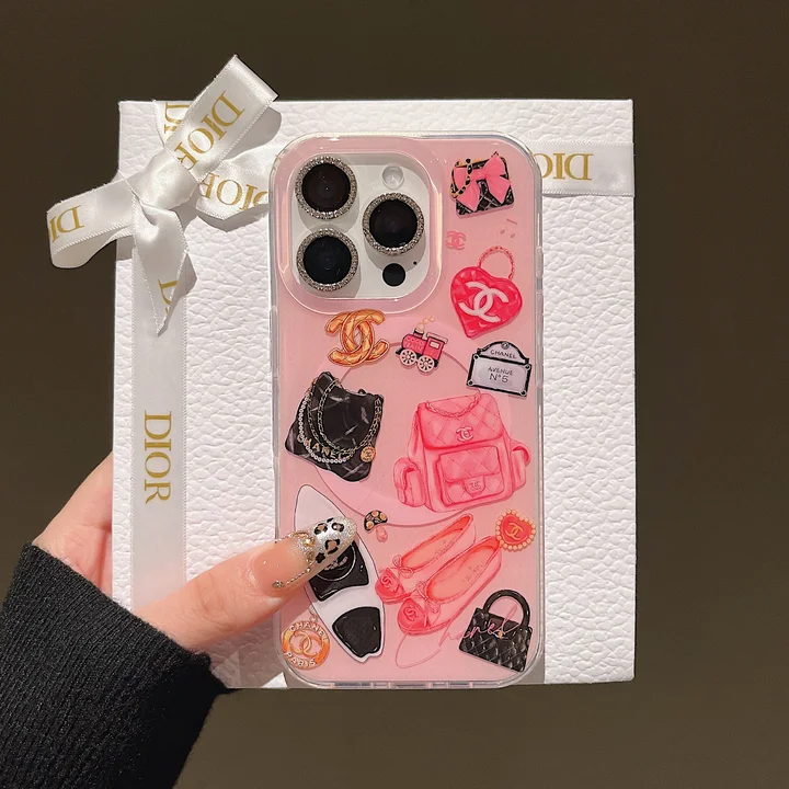 chanel風 ケース アイフォン17プラス 