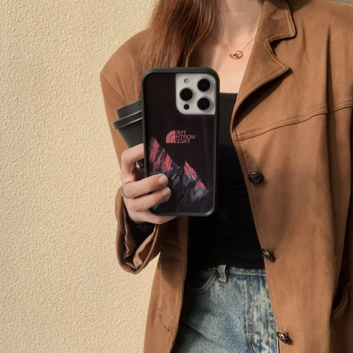 ハイブランド スマホケース アイフォン14プラス the north face 
