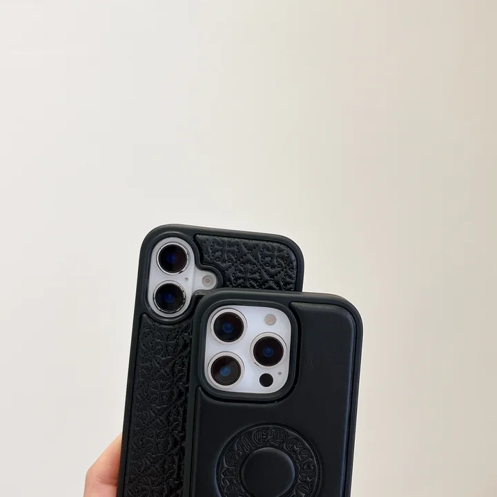 ハイブランド スマホケース アイフォン 15 クロームハーツ風 