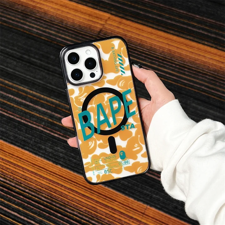ハイブランド カバー iphone17 ア・ベイシング・エイプ風 