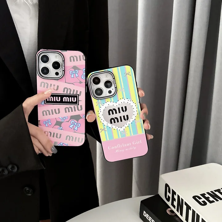 アイホン15 pro カバー miumiu風 