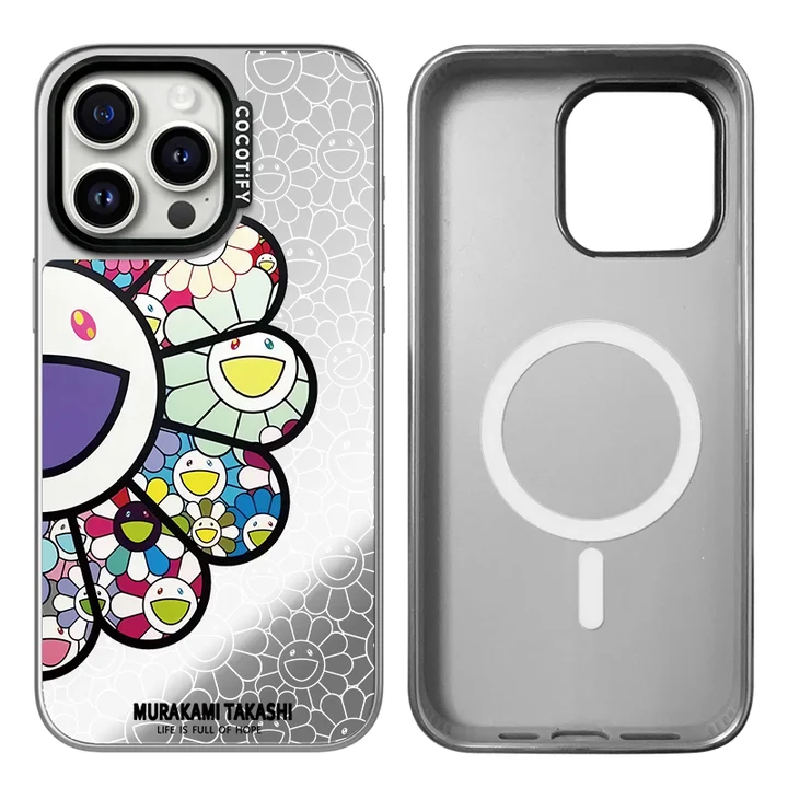 カイカイキキ murakami sunflower スマホケース アイフォン17plus 