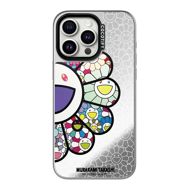 ブランド スマホケース アイフォン16 Plus murakami sunflower 