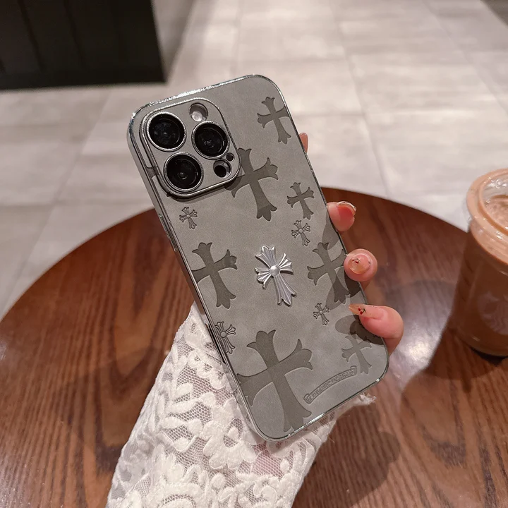 クロームハーツ風 アイホン16 Pro 携帯ケース 