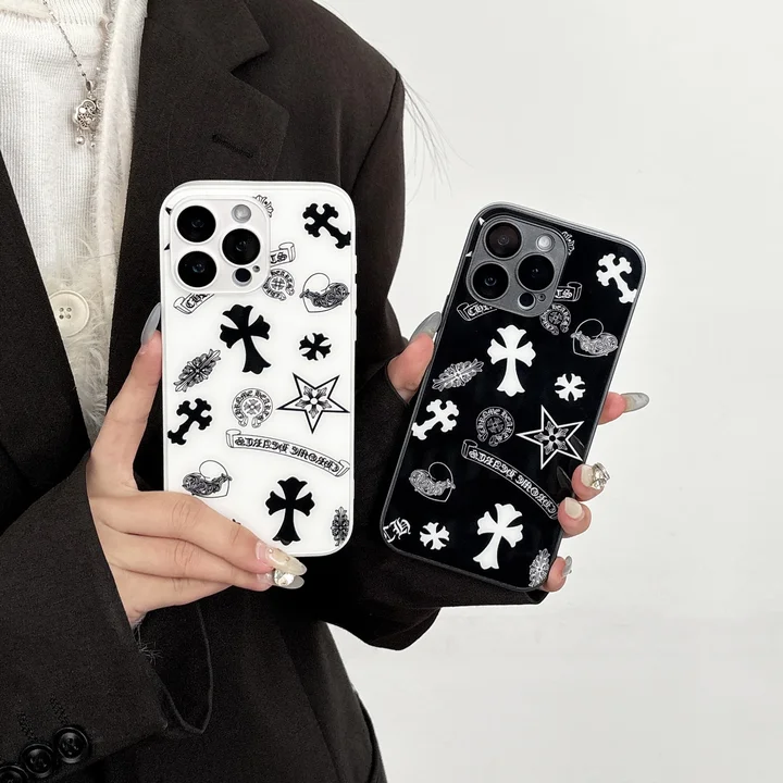 アイフォン17pro スマホケース クロームハーツ風 