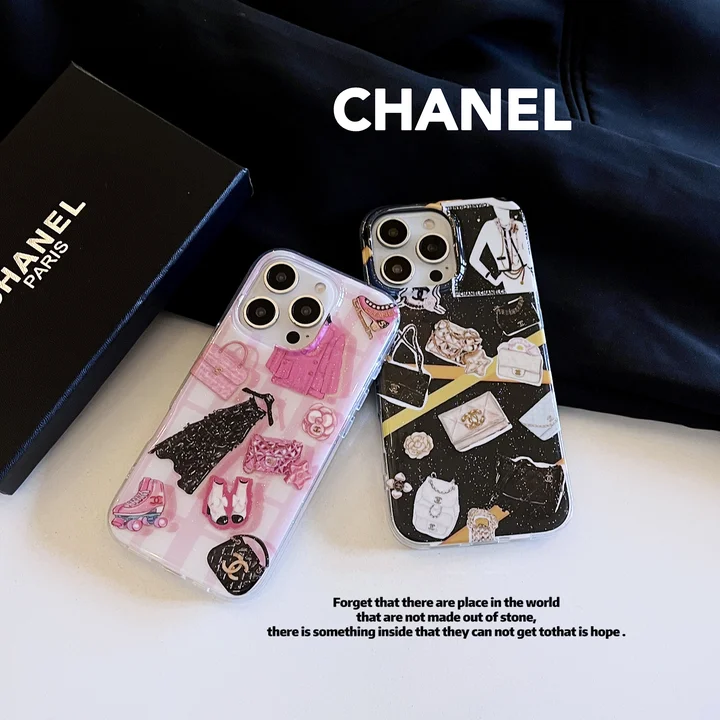 chanel風 スマホケース アイフォン15 