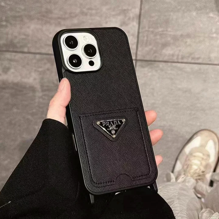 ハイブランド 携帯ケース iphone16 proMax プラダ風 