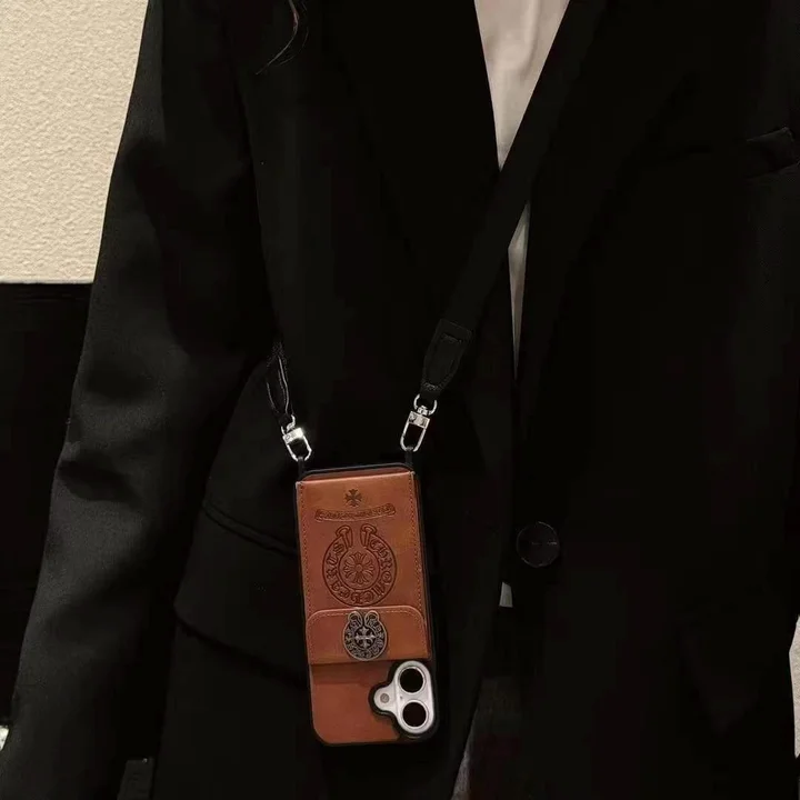 クロームハーツ アイホン14プロ スマホケース 