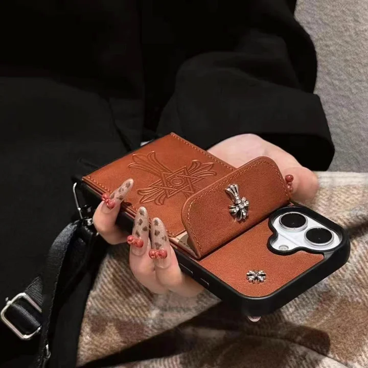 ブランド chrome hearts風 アイホン17プロ max スマホケース 