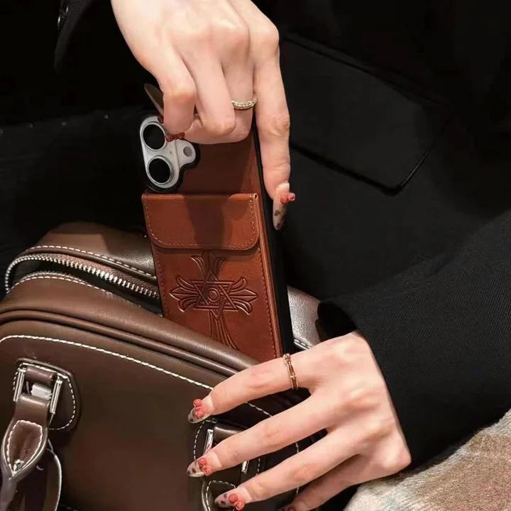 ハイブランド スマホケース アイフォーン14plus chrome hearts 