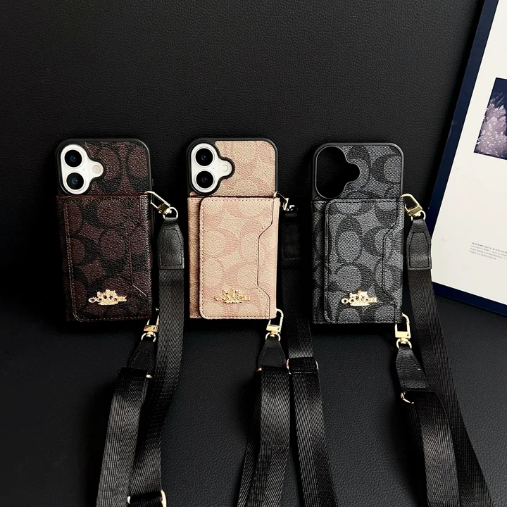 アイフォン17プラス カバー coach風 