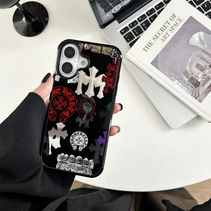 アイホン17 クロームハーツ風 スマホケース 