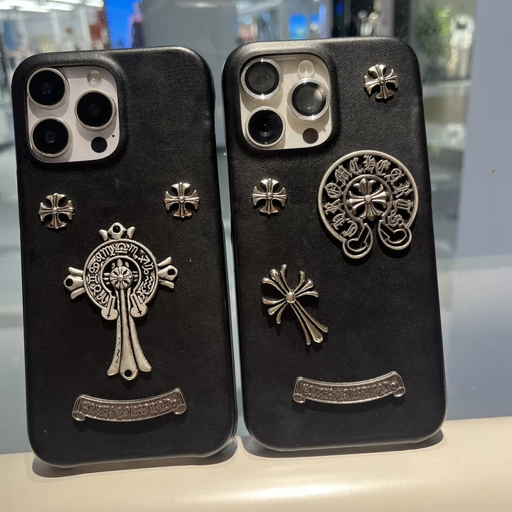クロームハーツ風 カバー iphone17プロ 